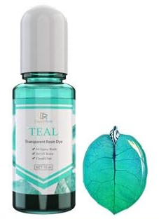 Teal Прозрачни капки 