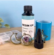 Прозрачна UV смола с филтър против пожълтяване, идеална за бижута и бижута