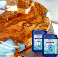 Нетоксична епоксидна смола за заливане до 5 см Epoxytable 5 / 1.550 кг