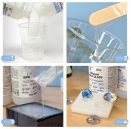 Нетоксичен прозрачен течен силикон за меки форми  RPRO GLASS / 1.000 кг