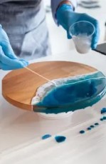 Бързовтвърдяваща епоксидна смола за заливане до 5 см Liquid Glass Resin / 1.500 кг
