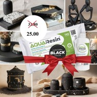 Минерална смола Aqua Resin Black – Premium и добавка Aqua Shield за порцеланов ефект