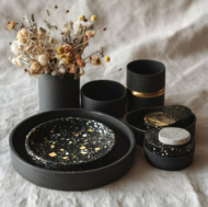 Минерална смола Aqua Resin Black – Premium и добавка Aqua Shield за порцеланов ефект