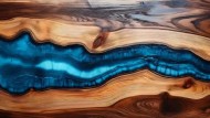 Нетоксична прозрачна епоксидна смола за заливане до 10 см Glass Design Resin / 1.300 кг