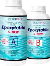 Нетоксична епоксидна смола за заливане до 5 см Epoxytable 5 / 1.550 кг